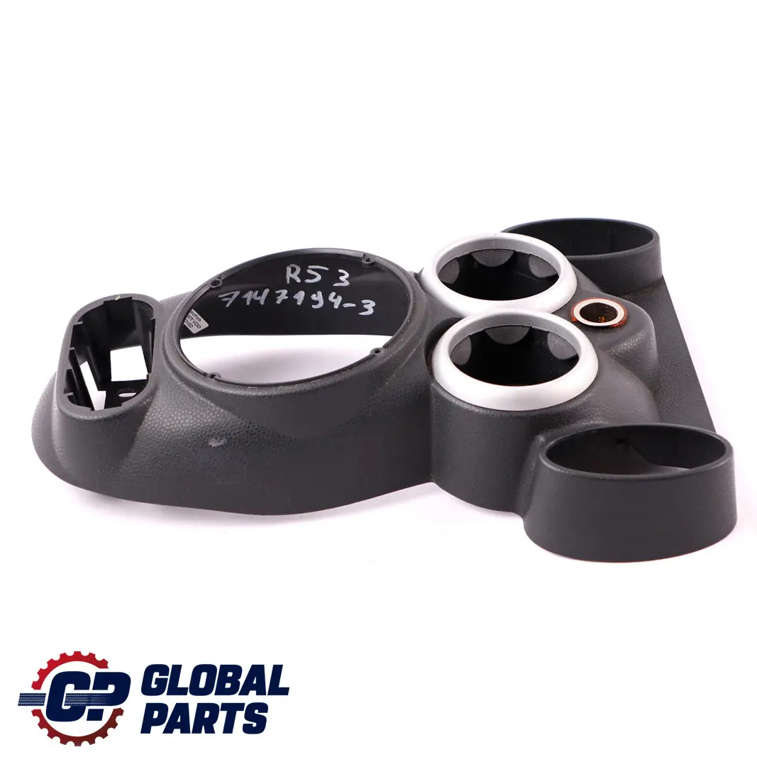 Konsolentunnelverkleidung Panther Schwarz für Mini Cooper One R50 R52 R53 mit Teilenummer 7147194 Mini Cooper One R50 R52 R53 Konsolentunnelverkleidung Panther Schwarz - SKU 7147194-3 - Teilenummer 7147194