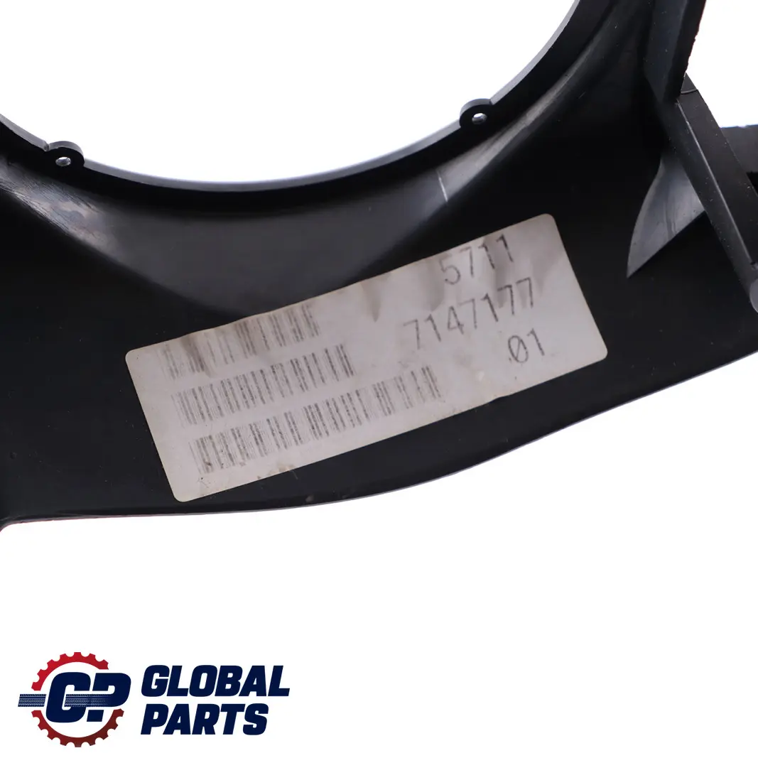 Mini Cooper One R50 R52 R53 Console Tunnel Panel Cover Trim Nero Panther - SKU 7147194-3 - Numero di parte 7147194