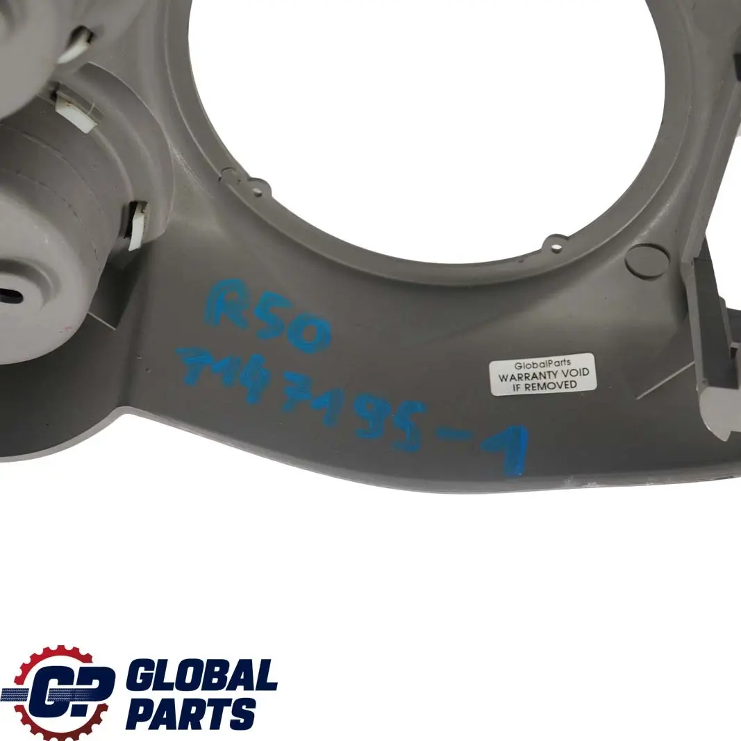 Console Tunnel Capot Silver Gris pour Mini Cooper R50 1 à propos du numéro de pièce 7147195 Mini Cooper R50 1 Console Tunnel Capot Silver Gris - SKU 7147195-1 - Numéro de pièce 7147195