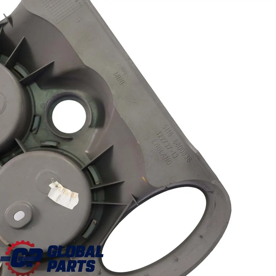 Consola Tapa Tunel Gris Plata Gris para MINI Cooper R50 1 con número de pieza 7147195 MINI Cooper R50 1 Consola Tapa Tunel Gris Plata Gris - SKU 7147195-1 - Número de pieza 7147195