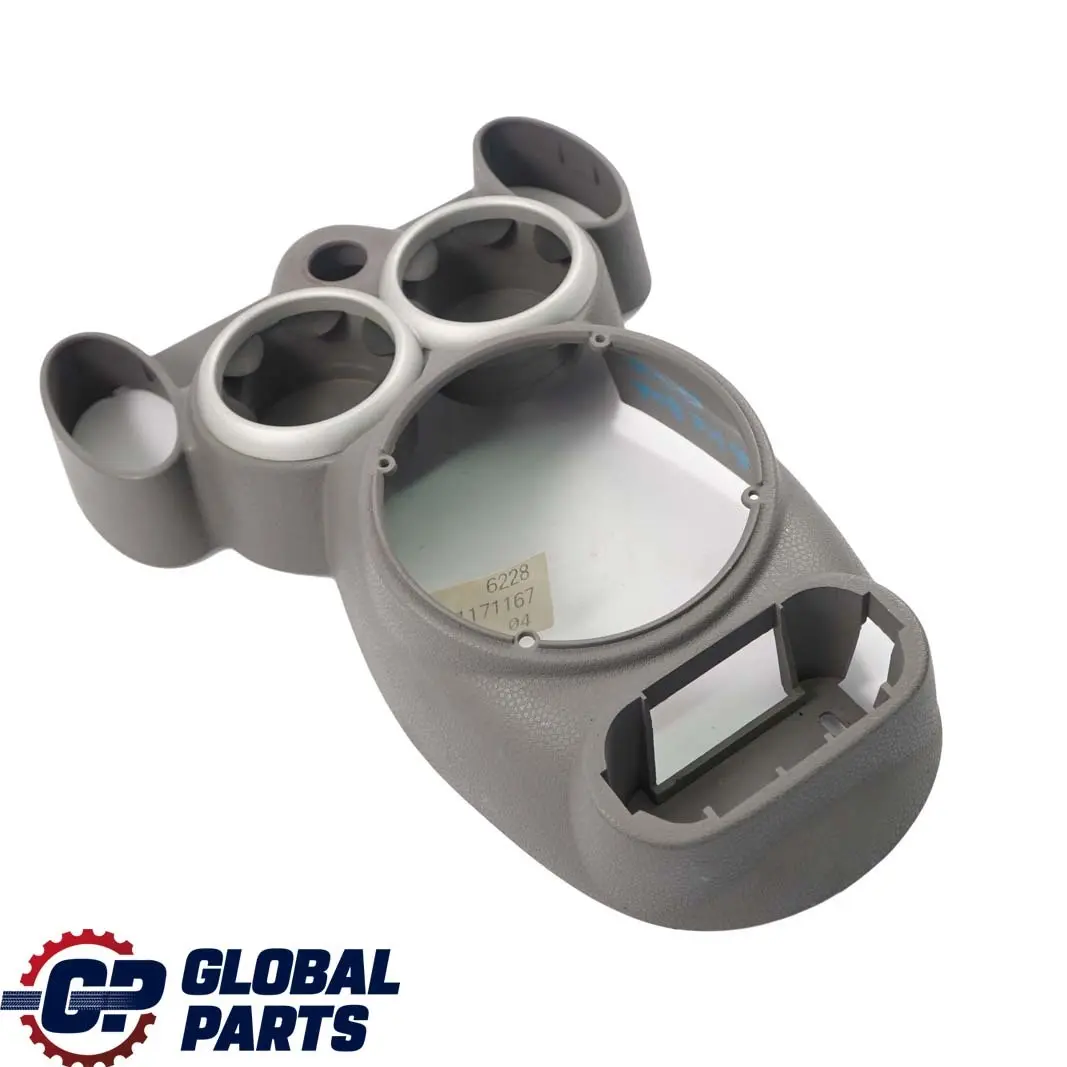 Consola Tapa Tunel Gris Plata Gris para MINI Cooper R50 1 con número de pieza 7147195 MINI Cooper R50 1 Consola Tapa Tunel Gris Plata Gris - SKU 7147195-1 - Número de pieza 7147195
