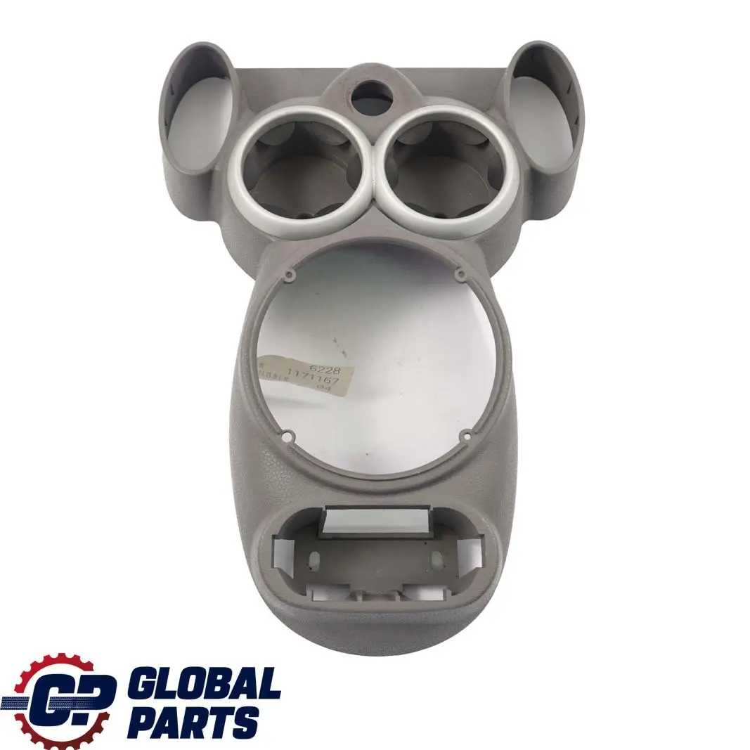MINI Cooper R50 1 Console Tunnel Panel Cover Trim Silver Grey Grau - SKU 7147195-1 - Part number 7147195