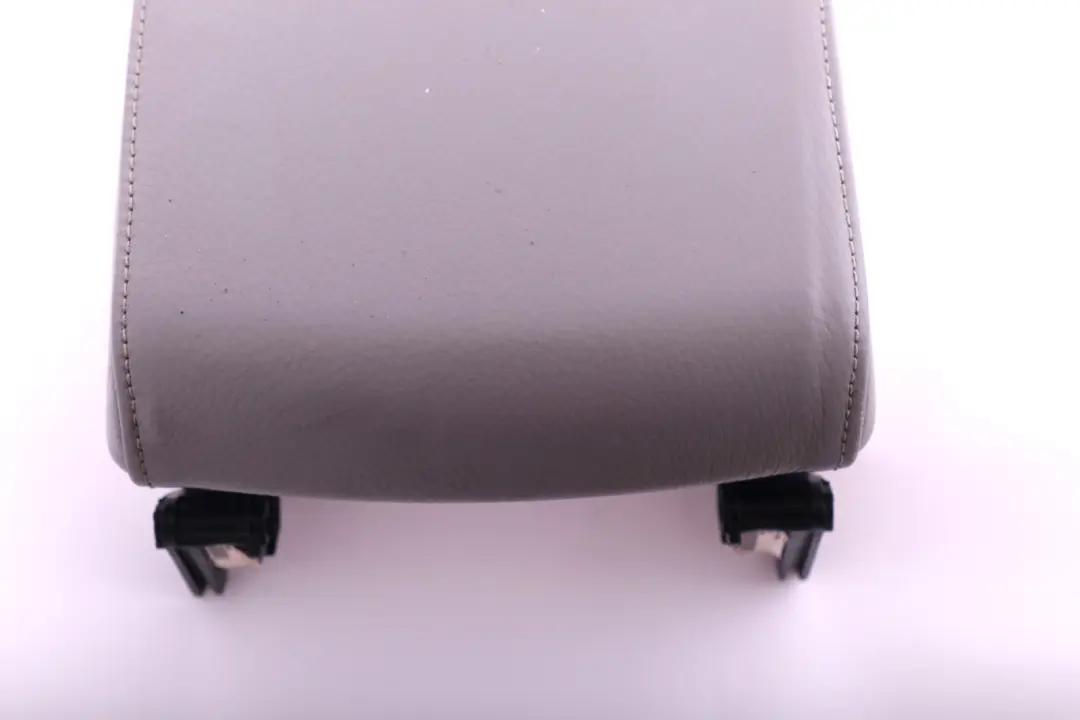BMW 3 Series E90 E91 LCI Leather Cover Centre Console Armrest Grey - SKU rhd-7147212-1 - Part number 7147212