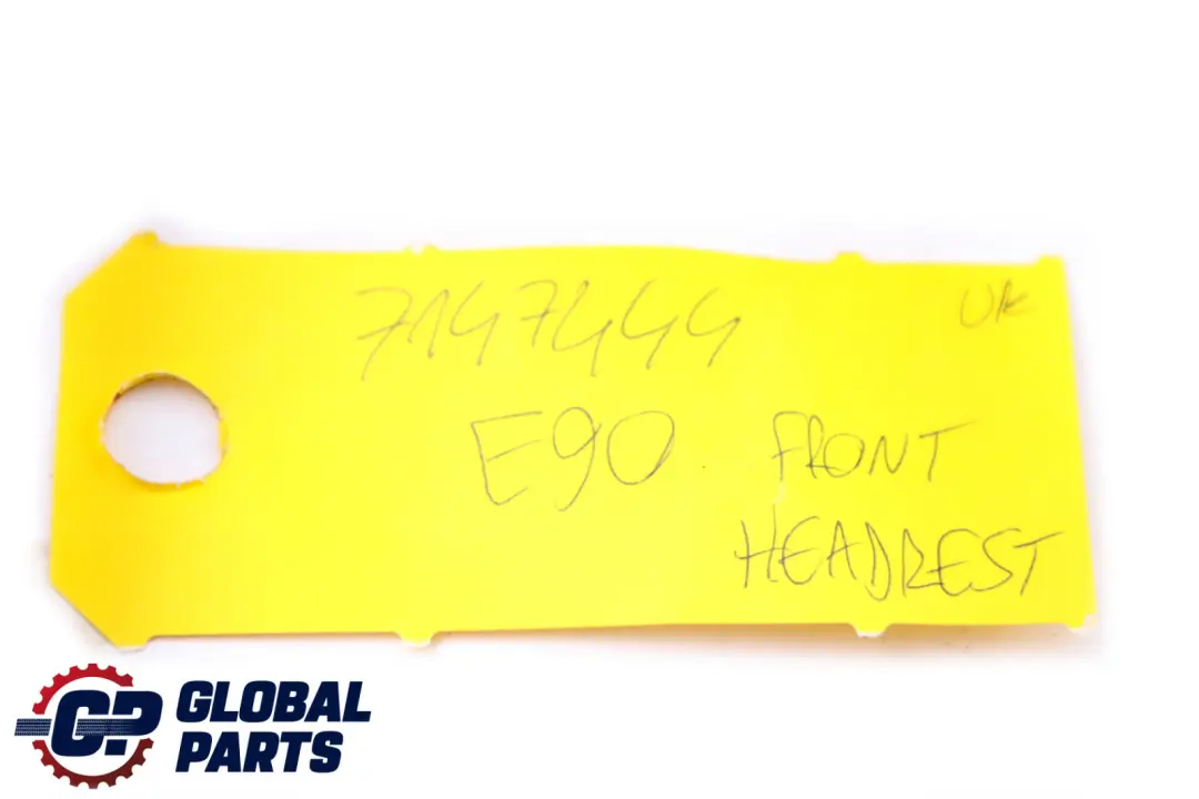 BMW E90 E91 E92 Asiento Delantero Izquierda Derecha N/ Cuero Reposacabezas Negro - SKU 7147444 - Número de pieza 7147444