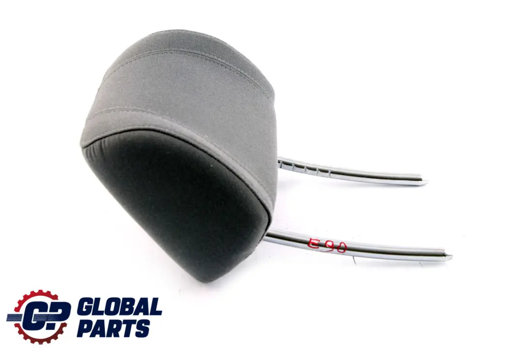 BMW 3 Series E90 E91 E92 Front Sport Seat Headrest Head Rest Cloth Fabric Grey - SKU 7147455 - Part number 7147455