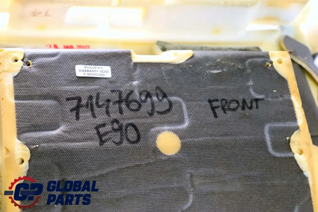 BMW E90 E91 Cloth Interior Front Cover Seat Upholstery Fluid Grey N/O/S - SKU 7147699 - Part number 7147699