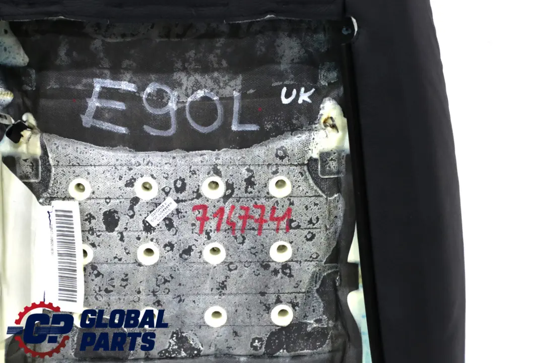 BMW Serie 3 E90 E91 Asiento Delantero Izquierdo Funda Respaldo Cuero Negro - SKU 7147741 - Número de pieza 7147741