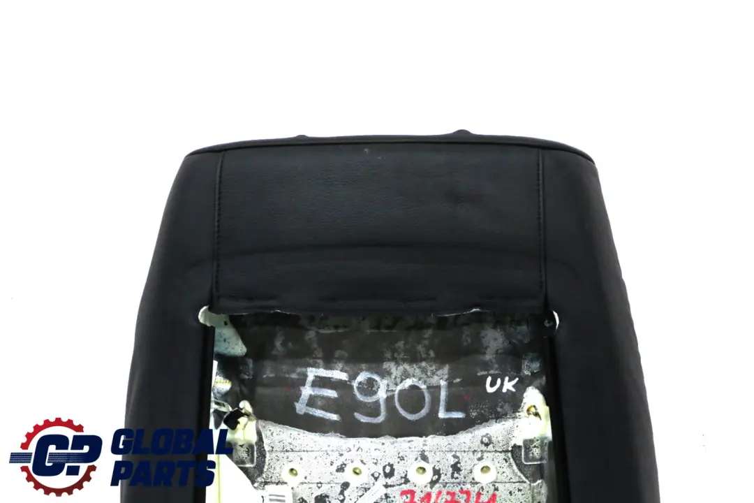 BMW 3 Series E90 E91 Sitz Vorne Links Lehne Bezug Leder Schwarz - SKU 7147741 - Teilenummer 7147741