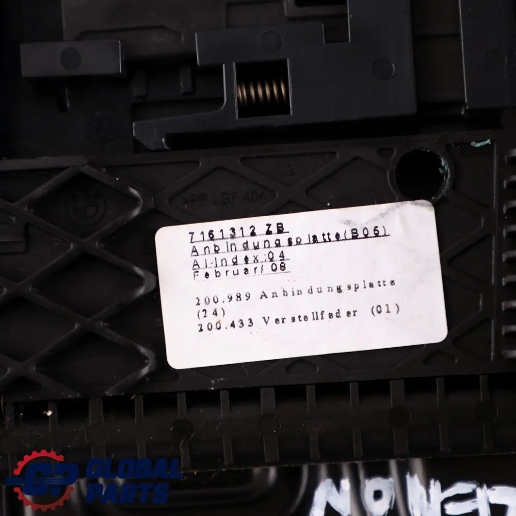 Front Seat Leather Dakota Lemon Thigh Support Carrier Cover to BMW E90 E91 Sports with Part number 7147837 BMW E90 E91 Sports Front Seat Leather Dakota Lemon Thigh Support Carrier Cover - SKU 7147837 - Part number 7147837