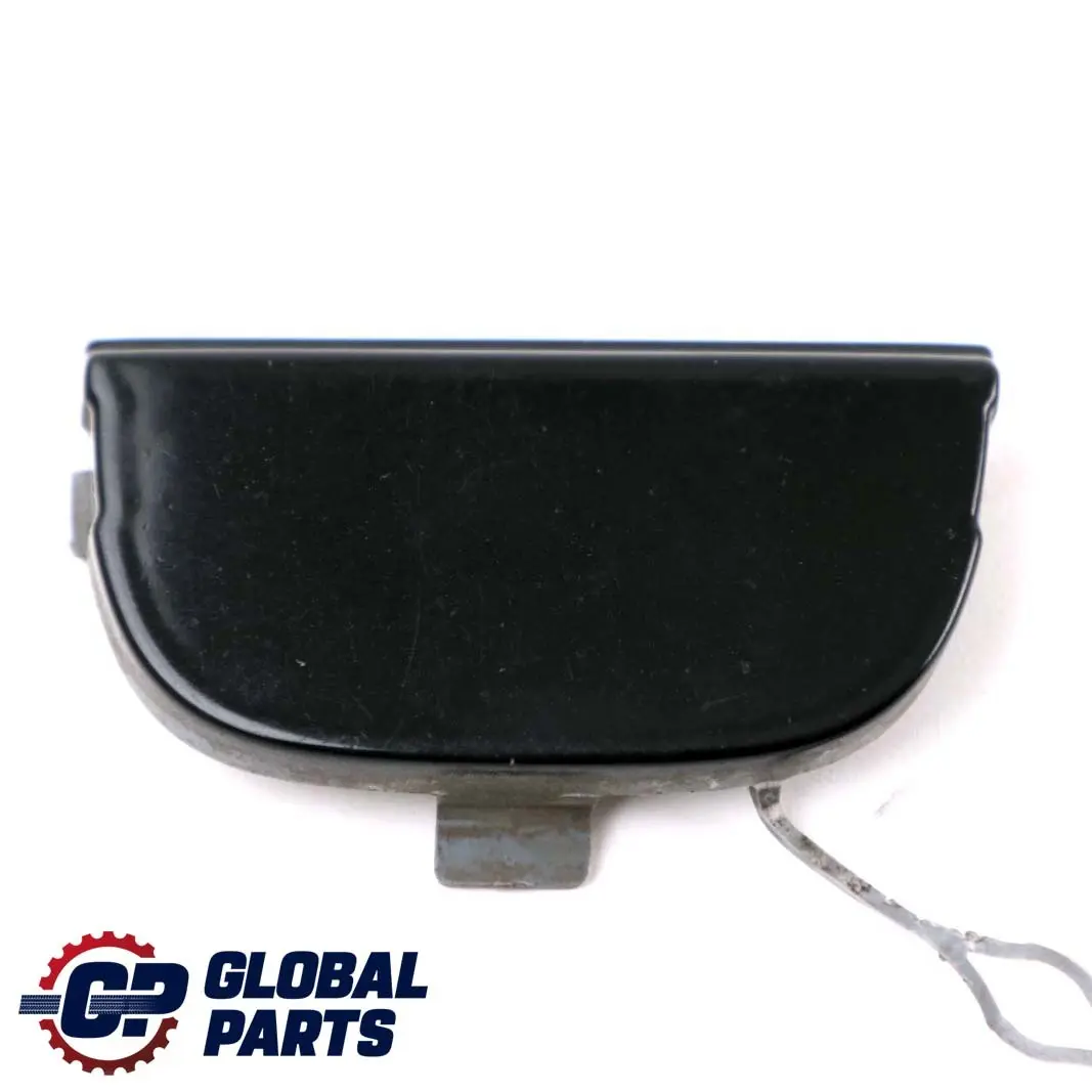 Flap Towing Eye Front Bumper Midnight Black A94 to BMW Mini R55 R56 Cover with Part number 7147850 BMW Mini R55 R56 Cover Flap Towing Eye Front Bumper Midnight Black A94 - SKU 7147850-MNB - Part number 7147850