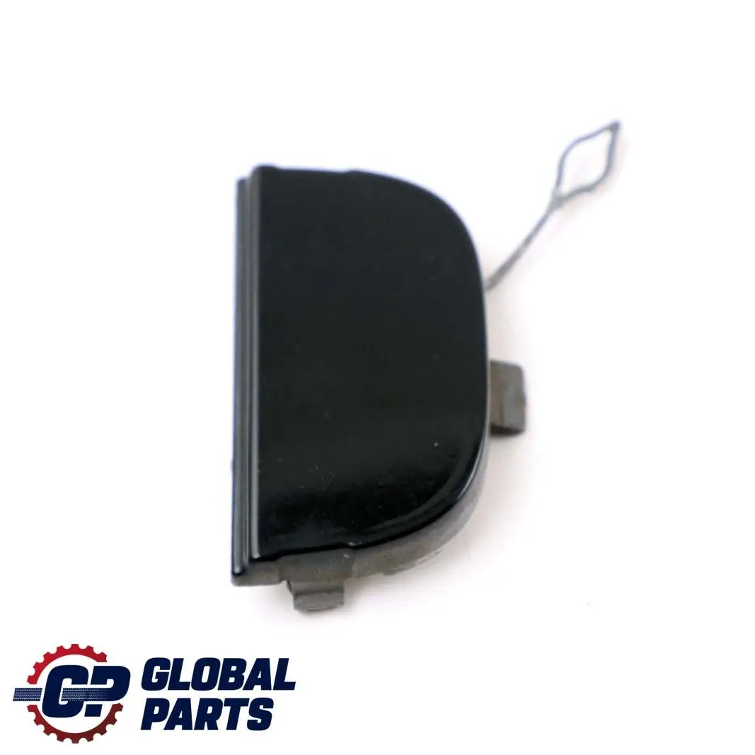 BMW Mini R55 R56 Cover Flap Towing Eye Front Bumper Midnight Black A94 - SKU 7147850-MNB - Part number 7147850