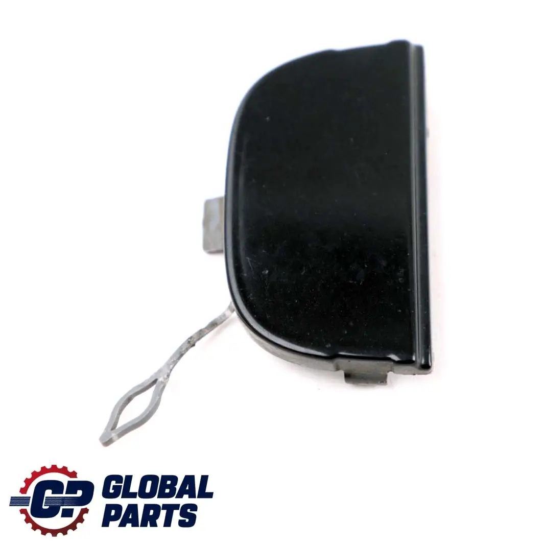 BMW Mini R55 R56 Cover Flap Towing Eye Front Bumper Midnight Black A94 - SKU 7147850-MNB - Part number 7147850