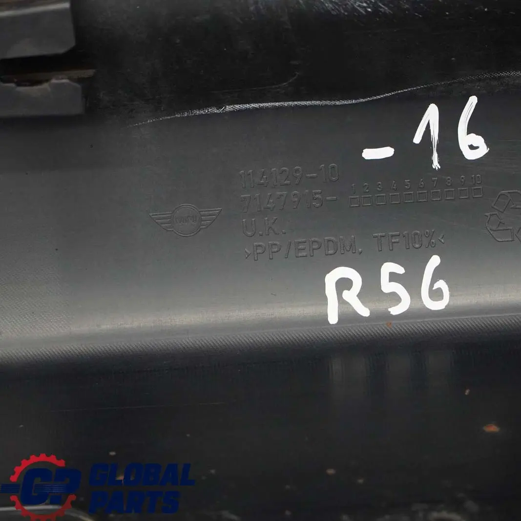 Left Door Sill N/S Cover Side Skirt to BMW Mini 16 R56 R57 R58 with Part number 7147915 BMW Mini 16 R56 R57 R58 Left Door Sill N/S Cover Side Skirt - SKU 7147915-16 - Part number 7147915