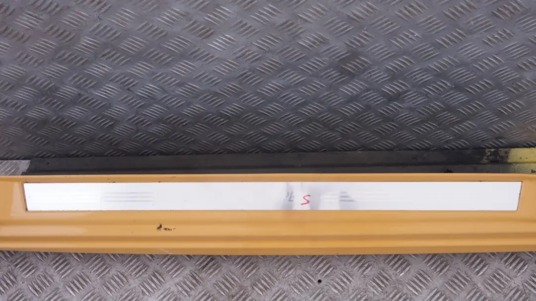 Left N/S Sill Skirt Door Side Cover Mellow Yellow to BMW MINI Cooper S R56 R57 R58 with Part number 7147915 BMW MINI Cooper S R56 R57 R58 Left N/S Sill Skirt Door Side Cover Mellow Yellow - SKU 7147915-MY - Part number 7147915