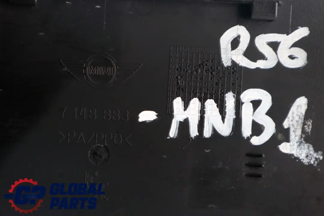 Mini Cooper 1 R55 R56 LCI Filler In Flap Fuel Cap Cover Midnight Black A94 - SKU 7148883-MNB1 - Part number 7148883