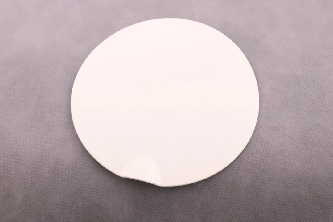 Filler In Flap Fuel Cap Cover Pepper White to MINI Cooper R55 R56 LCI with Part number 7148883 MINI Cooper R55 R56 LCI Filler In Flap Fuel Cap Cover Pepper White - SKU 7148883-PW - Part number 7148883