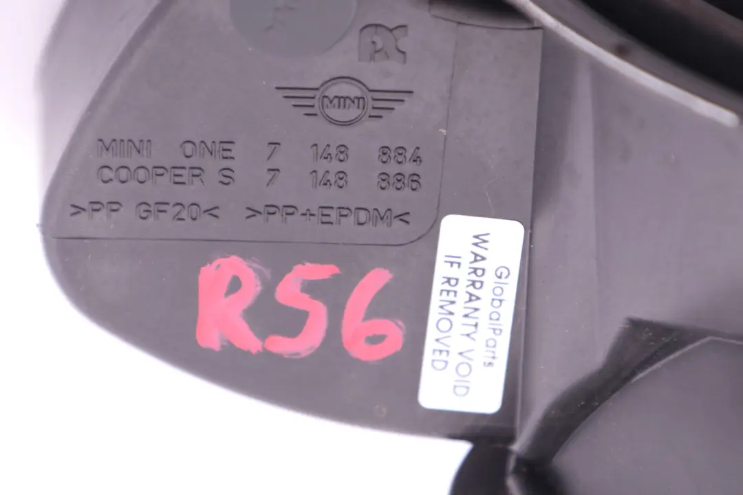 Couverture Topf 5117 pour Mini Cooper One R55 R56 LCI à propos du numéro de pièce 7148884 Mini Cooper One R55 R56 LCI Couverture Topf 5117 - SKU 7148884 - Numéro de pièce 7148884