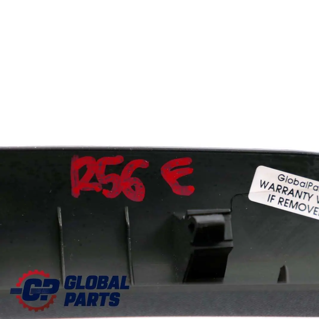 Mini R56 R56N LCI Embellecedor Panel Tapa Maletero Izquierdo Negro - SKU 7148909 - Número de pieza 7148909