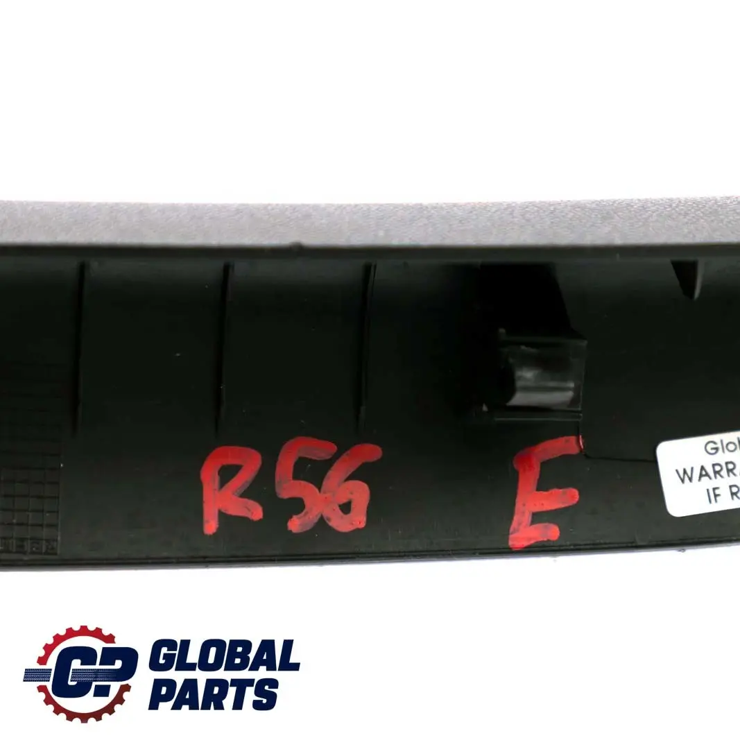 R56N LCI Embellecedor Panel Tapa Maletero Derecho Negro para Mini Cooper R56 con número de pieza 7148910 Mini Cooper R56 R56N LCI Embellecedor Panel Tapa Maletero Derecho Negro - SKU 7148910 - Número de pieza 7148910