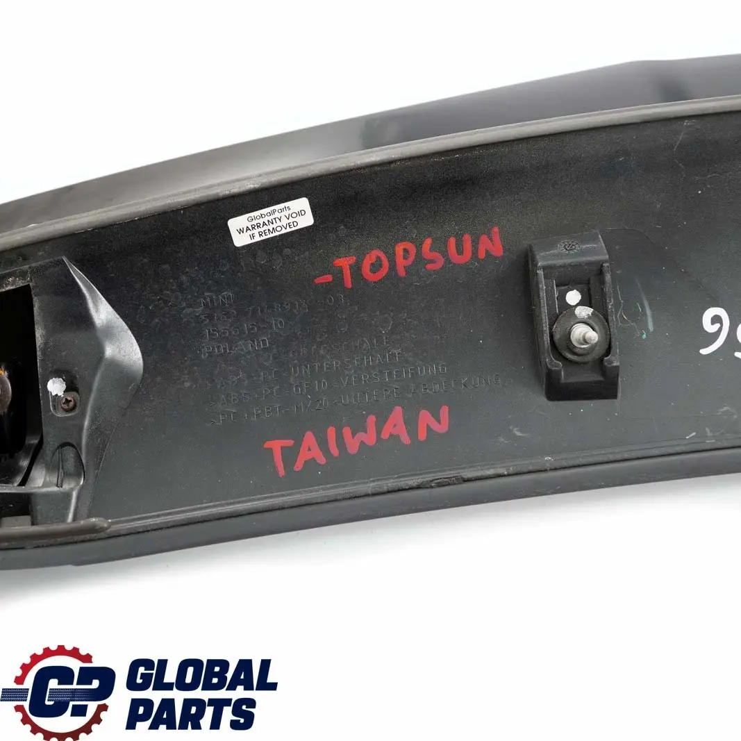 BMW Mini Cooper S R56 Topsun Rear Spoiler Trim Panel Carbon Fibre - SKU 7148914-TOPSUN - Part number 7148914