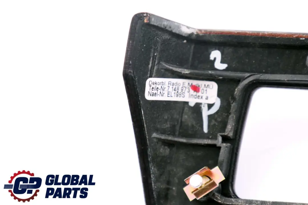 Wood Panel Trim Radio Esche Dunkel 5145 to BMW 7 Series E65 E66 with Part number 7148973 BMW 7 Series E65 E66 Wood Panel Trim Radio Esche Dunkel 5145 - SKU 7148973 - Part number 7148973