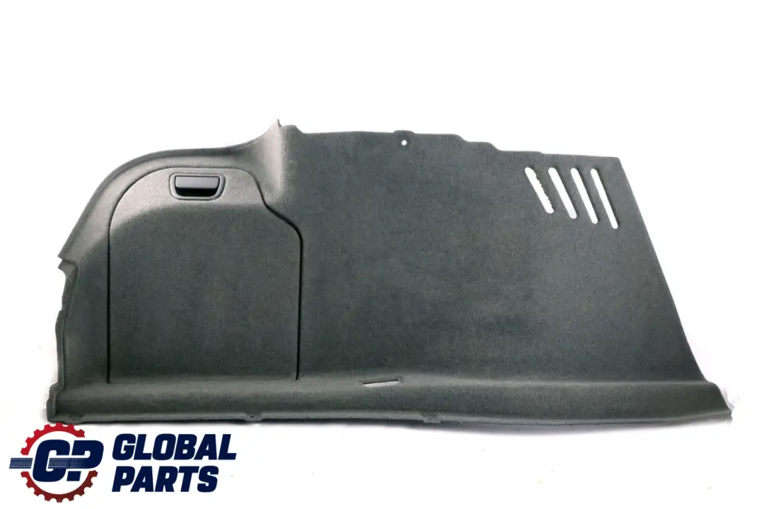 Pannello rivestimento bagagliaio posteriore sinistro Grigio Basaltgrau per BMW E65 con numero di parte 7149199 BMW E65 Pannello rivestimento bagagliaio posteriore sinistro Grigio Basaltgrau - SKU 7149199 - Numero di parte 7149199