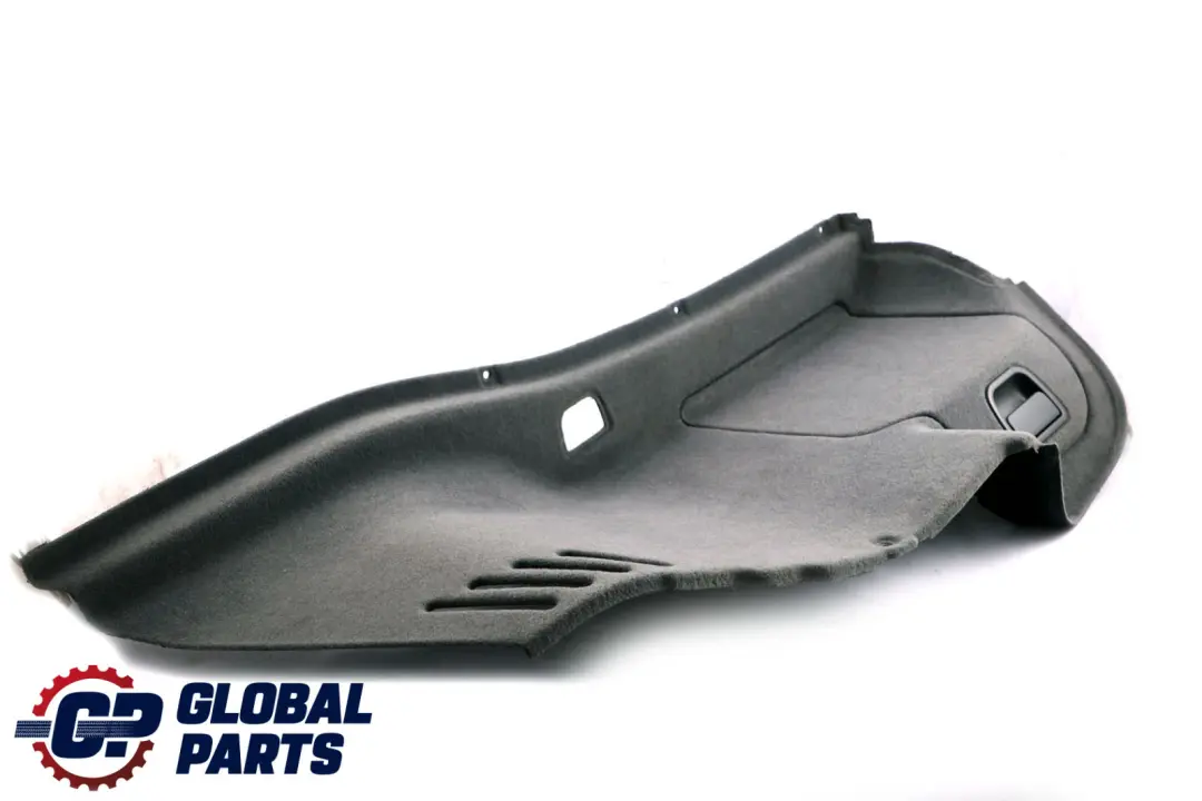 Pannello rivestimento bagagliaio posteriore sinistro Grigio Basaltgrau per BMW E65 con numero di parte 7149199 BMW E65 Pannello rivestimento bagagliaio posteriore sinistro Grigio Basaltgrau - SKU 7149199 - Numero di parte 7149199