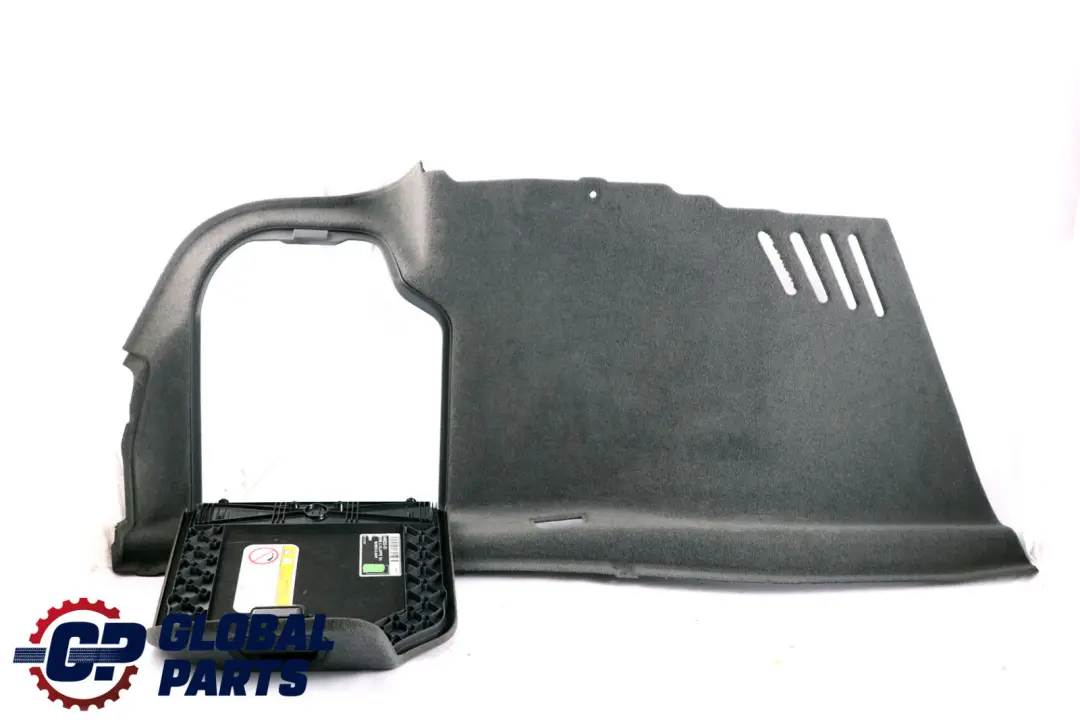 Trasero Izquierdo Maletero Tapa Recubrimiento Panel Basaltgrau Gris para BMW E65 con número de pieza 7149199 BMW E65 Trasero Izquierdo Maletero Tapa Recubrimiento Panel Basaltgrau Gris - SKU 7149199 - Número de pieza 7149199
