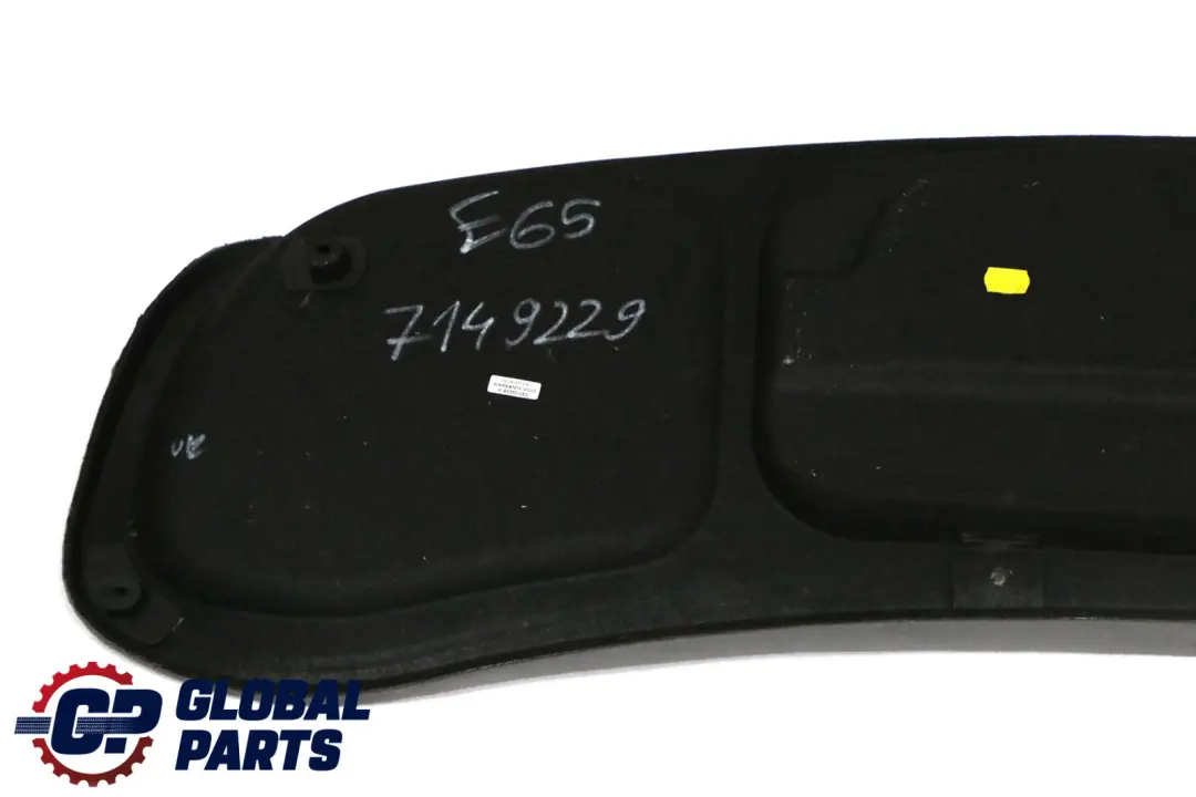 BMW 7 SERIES E65 E66 UPPER TRUNK LID TRIM PANEL TRIM TAILGATE TOP GREY - SKU 7149229 - Part number 7149229