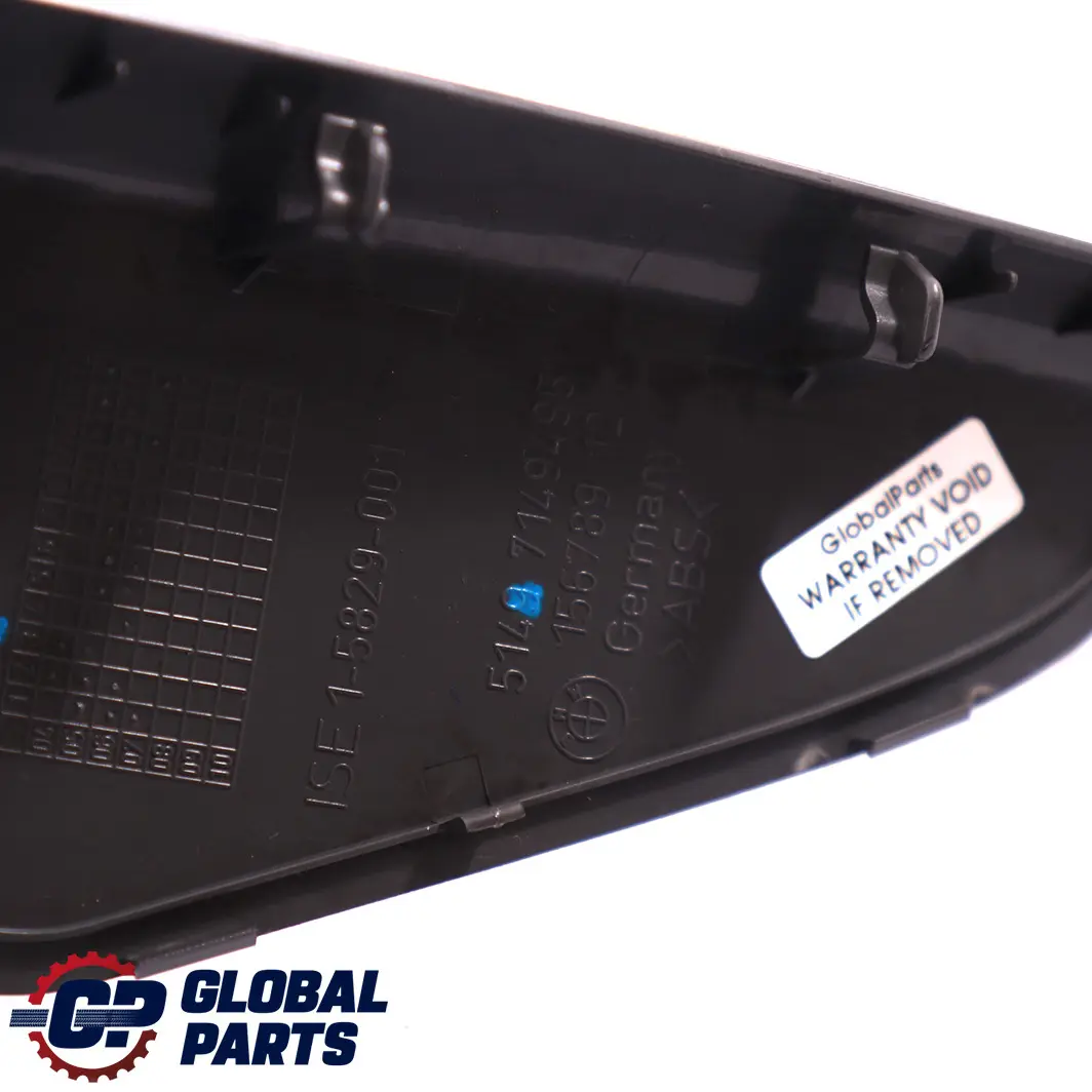 BMW 7 E65 E66 Revetement elairage Arriere Gauche Gris Basalte - SKU 7149495 - Numéro de pièce 7149495