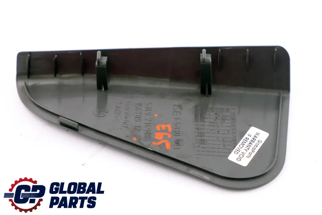 Right O/S Tail Light Cover Trunk Boot Grey to BMW 7 Series E65 E66 Rear with Part number 7149496 BMW 7 Series E65 E66 Rear Right O/S Tail Light Cover Trunk Boot Grey - SKU 7149496 - Part number 7149496