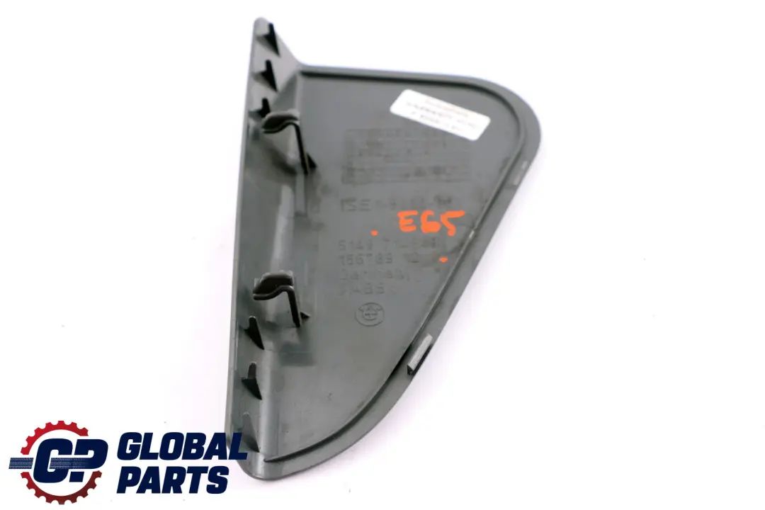 BMW 7 Series E65 E66 Rear Right O/S Tail Light Cover Trunk Boot Grey - SKU 7149496 - Part number 7149496
