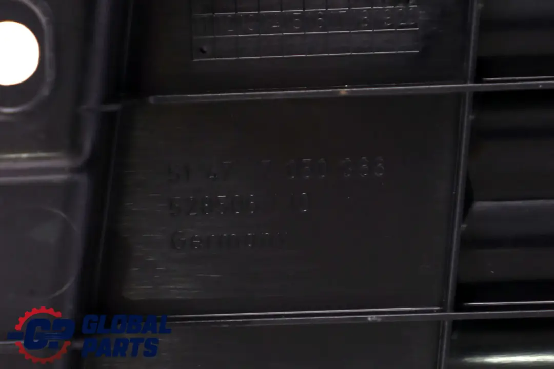 Boot Trunk Lid Loading Sill Cover Black to BMW 5 Series E61 Touring with Part number 7050366 BMW 5 Series E61 Touring Boot Trunk Lid Loading Sill Cover Black - SKU 7149561 - Part number 7050366