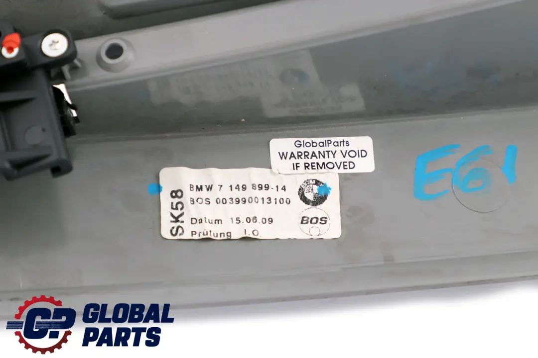 BMW 5 Series E61 E61N LCI Trim Panel Column Cover Rear Left N/S Grey - SKU 7149899 - Part number 7149899