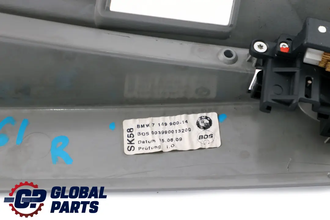 BMW 5 Series E61 E61N LCI Trim Panel Column Cover Rear Right O/S Grey - SKU 7149900 - Part number 7149900