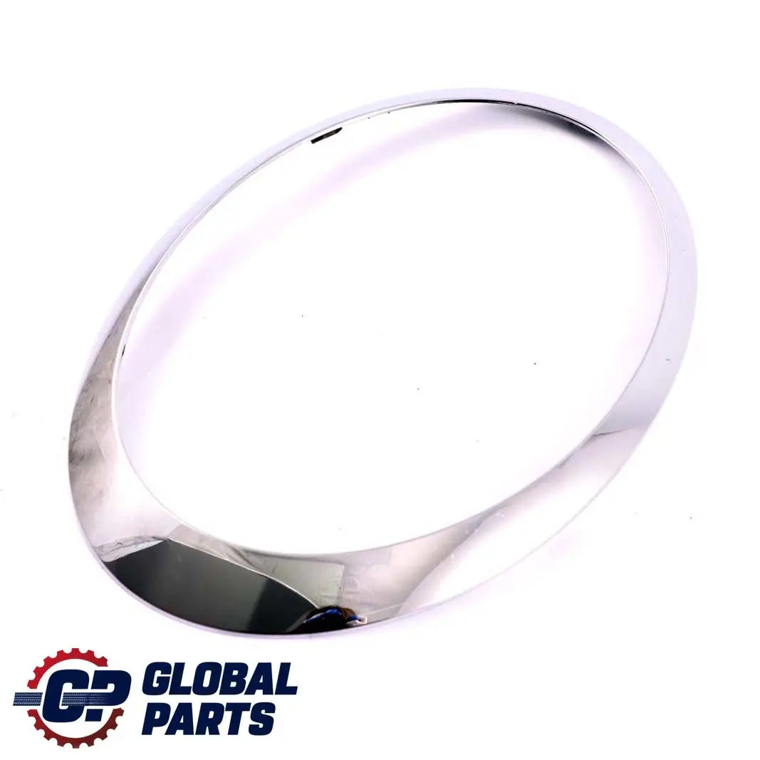 Embellecedor Anillo Faro Derecho Cromo para Mini One Cooper R56 R55 R57 LCI con número de pieza 7149906 Mini One Cooper R56 R55 R57 LCI Embellecedor Anillo Faro Derecho Cromo - SKU 7149906 - Número de pieza 7149906