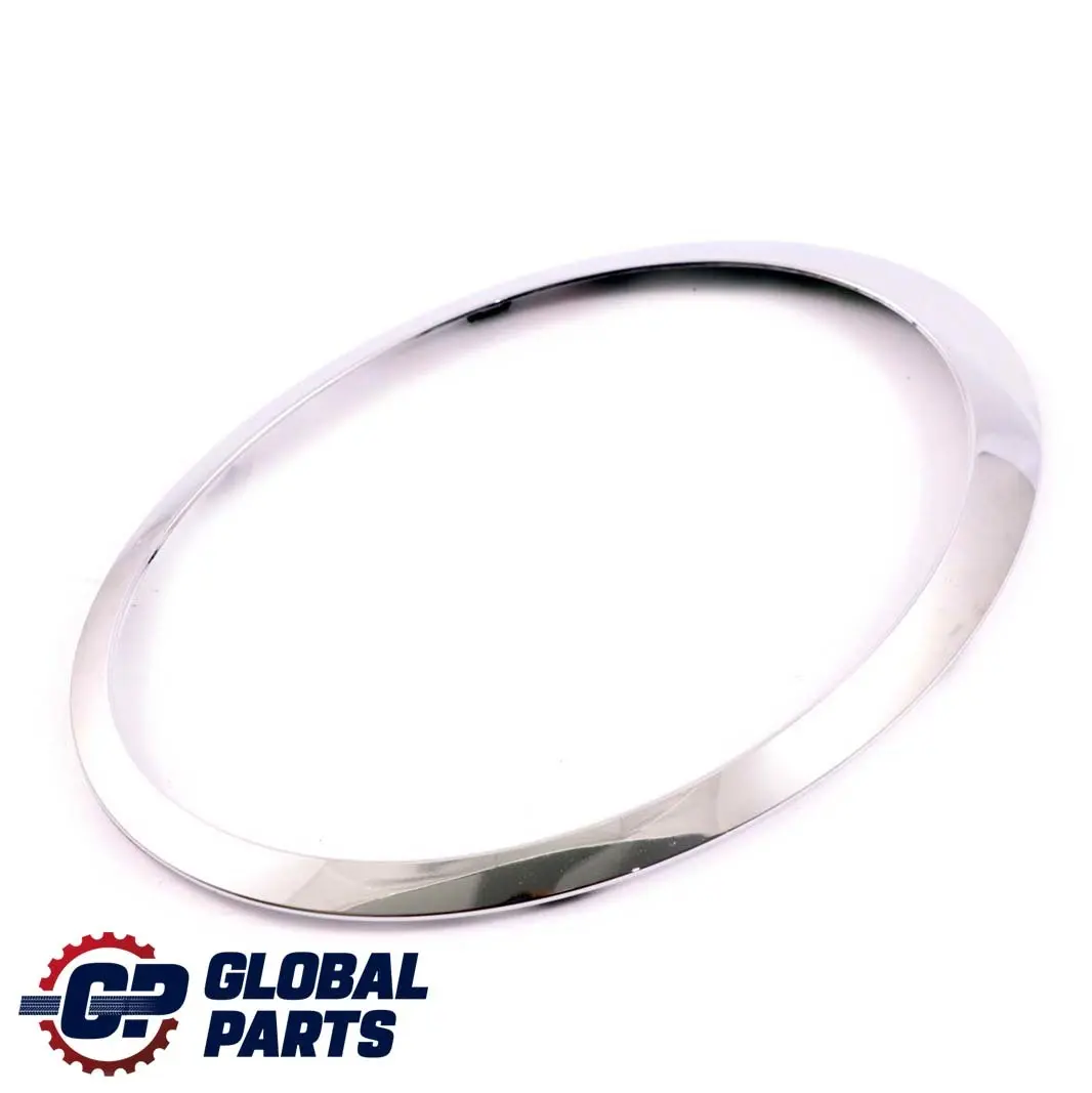 Embellecedor Anillo Faro Derecho Cromo para Mini One Cooper R56 R55 R57 LCI con número de pieza 7149906 Mini One Cooper R56 R55 R57 LCI Embellecedor Anillo Faro Derecho Cromo - SKU 7149906 - Número de pieza 7149906