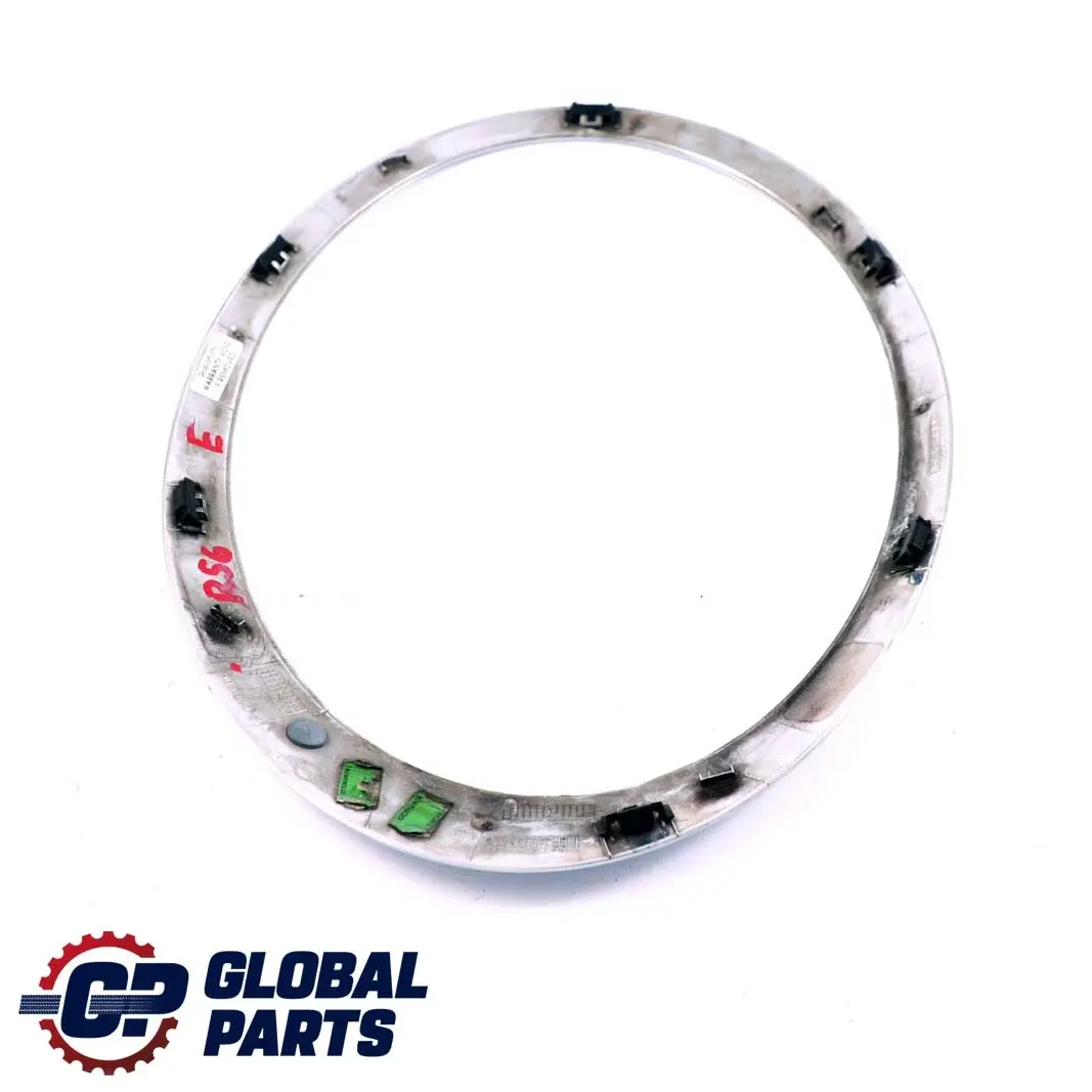 Embellecedor Anillo Faro Derecho Cromo para Mini One Cooper R56 R55 R57 LCI con número de pieza 7149906 Mini One Cooper R56 R55 R57 LCI Embellecedor Anillo Faro Derecho Cromo - SKU 7149906 - Número de pieza 7149906