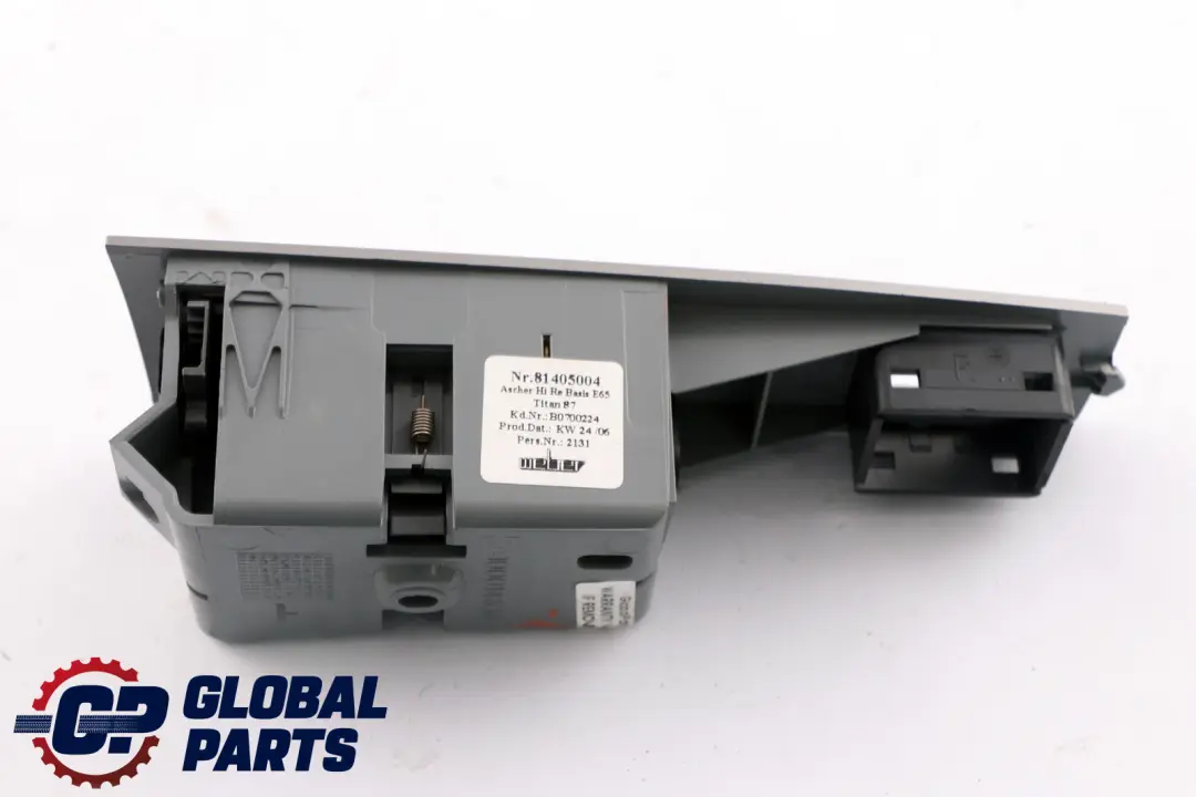 BMW 7 Series 1 E65 Rear Right Switch Window Lifter Ashtray Finisher Titan O/S - SKU 7149962-1 - Part number 7149962