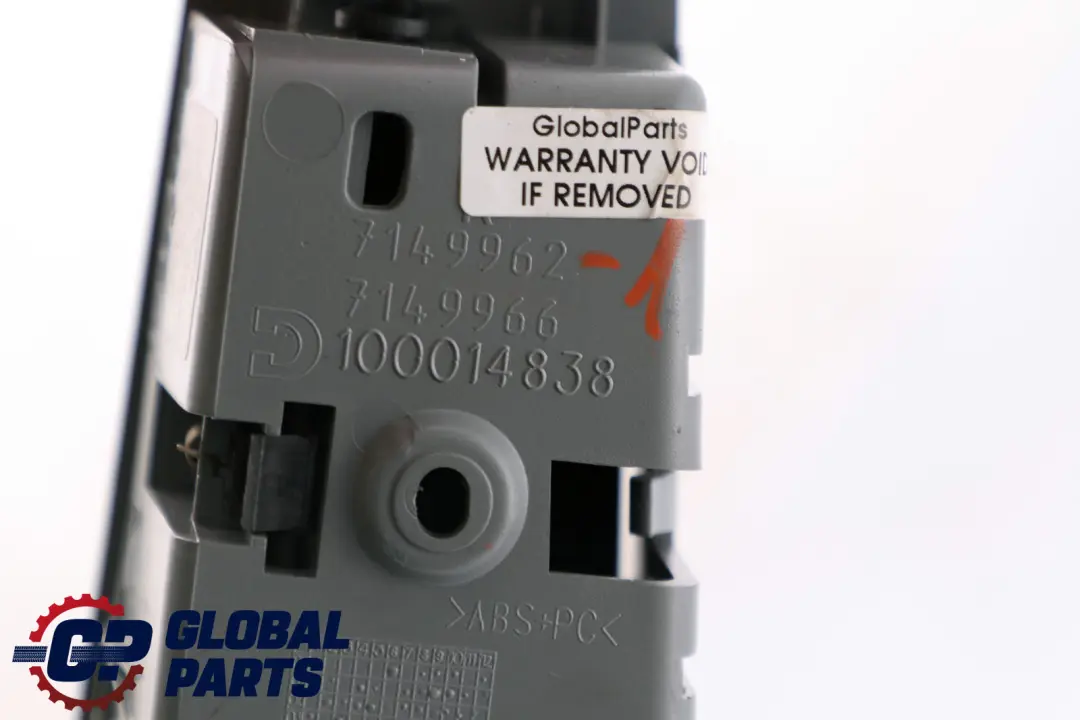 Right Switch Window Lifter Ashtray Finisher Titan O/S to BMW 7 Series 1 E65 Rear with Part number 7149962 BMW 7 Series 1 E65 Rear Right Switch Window Lifter Ashtray Finisher Titan O/S - SKU 7149962-1 - Part number 7149962