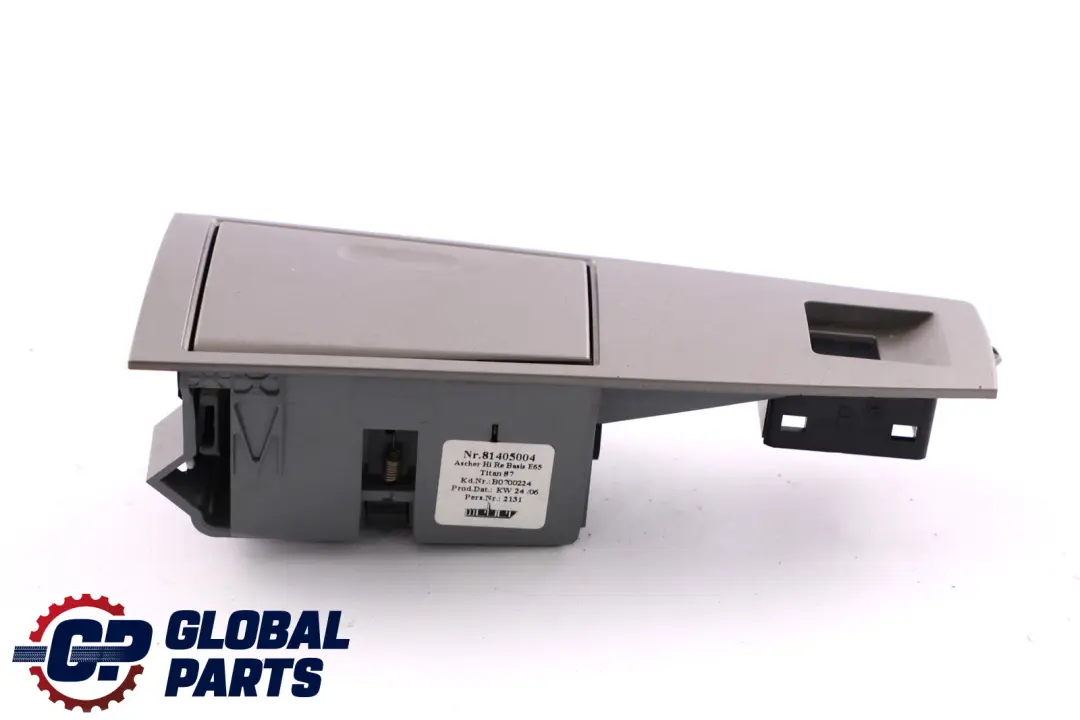 BMW 7 Series 1 E65 Rear Right Switch Window Lifter Ashtray Finisher Titan O/S - SKU 7149962-1 - Part number 7149962