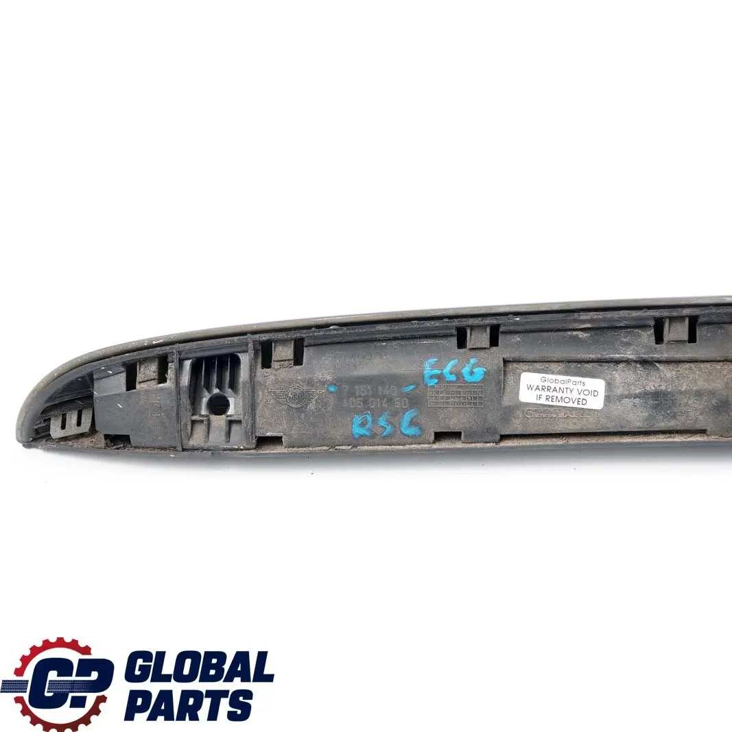 Boot Lid Trunk Grab Handle Eclipse Grey Metallic to BMW Mini Cooper R55 R56 Cover with Part number 7151140 BMW Mini Cooper R55 R56 Cover Boot Lid Trunk Grab Handle Eclipse Grey Metallic - SKU 7151140-ECG - Part number 7151140