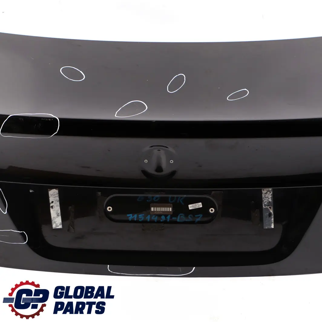 Trunk Lid Tailgate Bootlid Boot Black Sapphire - 475 to BMW 3 Series E90 Rear with Part number 7151491 BMW 3 Series E90 Rear Trunk Lid Tailgate Bootlid Boot Black Sapphire - 475 - SKU 7151491-BS7 - Part number 7151491