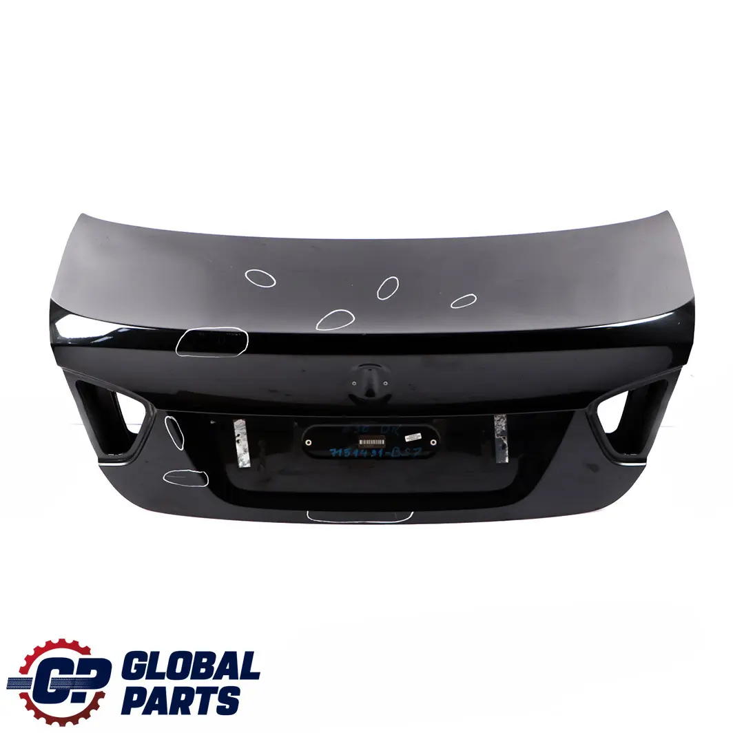 Trunk Lid Tailgate Bootlid Boot Black Sapphire - 475 to BMW 3 Series E90 Rear with Part number 7151491 BMW 3 Series E90 Rear Trunk Lid Tailgate Bootlid Boot Black Sapphire - 475 - SKU 7151491-BS7 - Part number 7151491