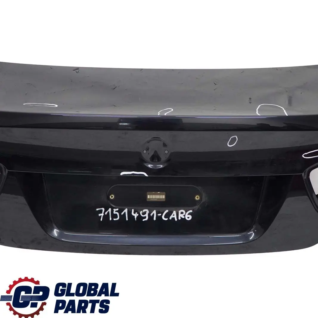 BMW 3 E90 6 Saloon Trunk Lid Tailgate Boot Carbonschwarz Carbon Black - 416 - SKU 7151491-CAR6 - Part number 7151491