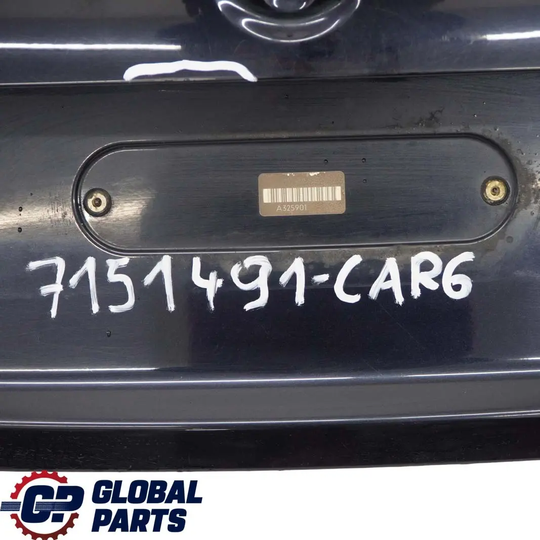 BMW 3 E90 6 Saloon Trunk Lid Tailgate Boot Carbonschwarz Carbon Black - 416 - SKU 7151491-CAR6 - Part number 7151491
