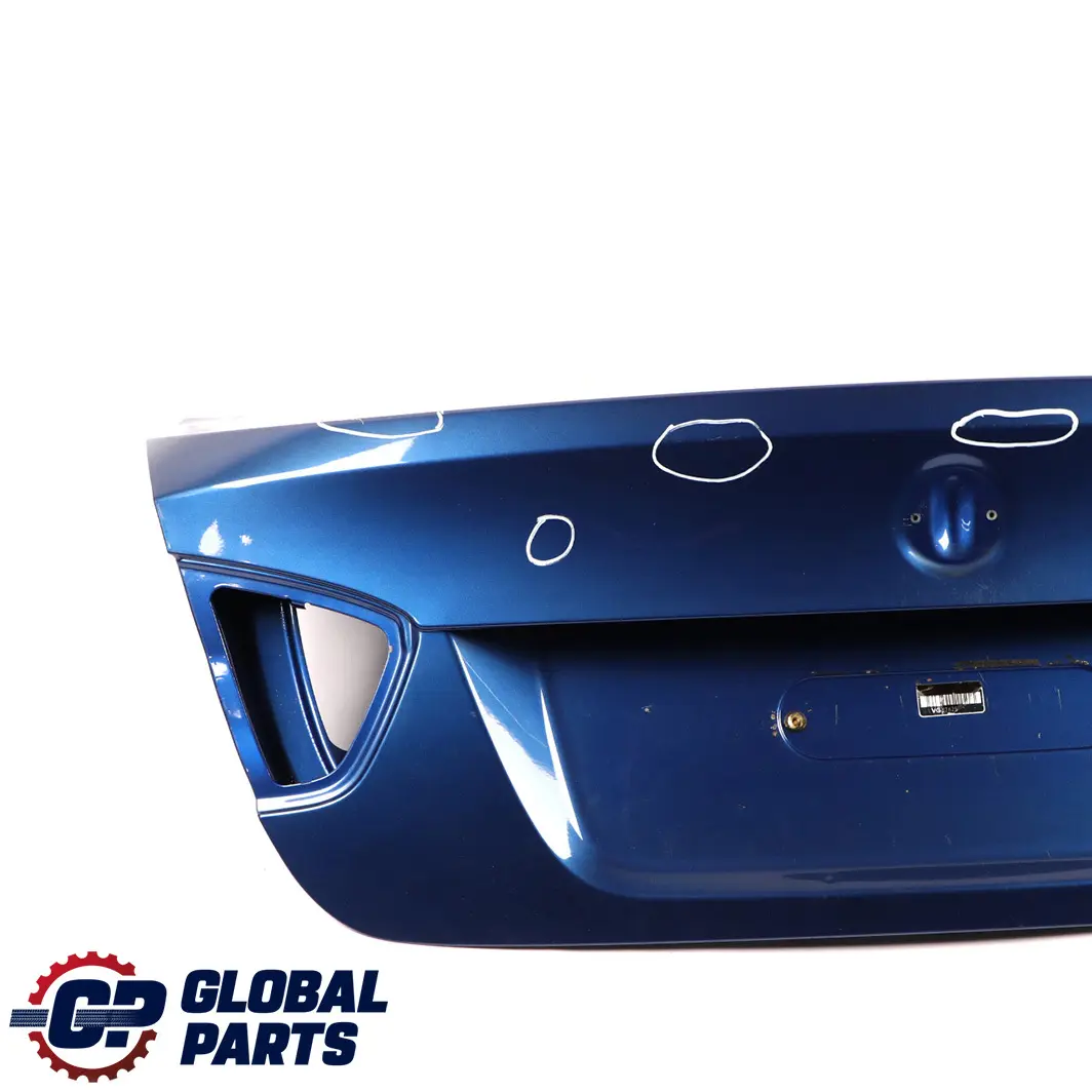 BMW 3 E90 1 Trunk Lid Tailgate Boot Lid Montegoblau Montego Blue Metallic - A51 - SKU 7151491-MTB1 - Part number 7151491