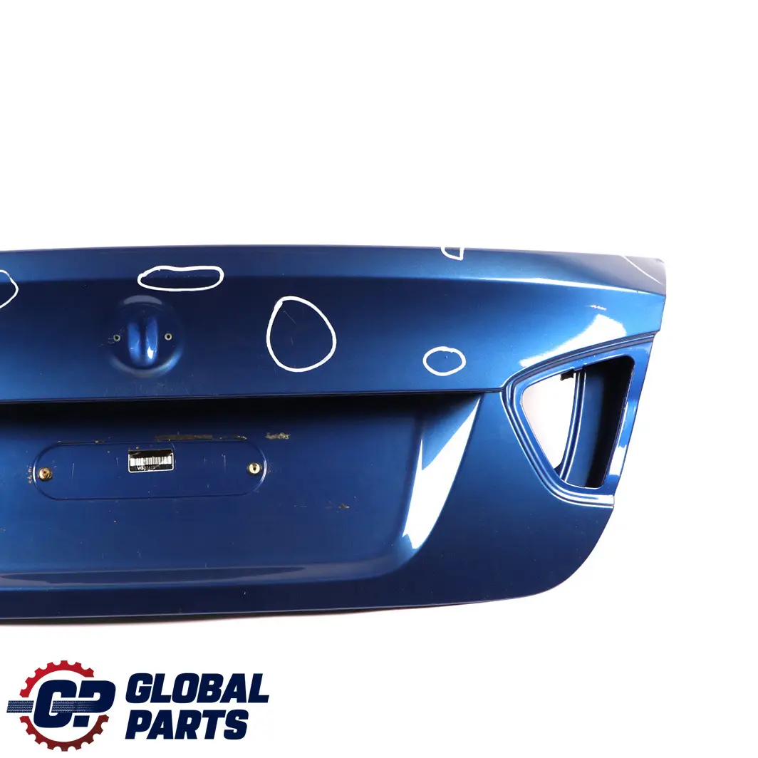 Trunk Lid Tailgate Boot Lid Montegoblau Montego Blue Metallic - A51 to BMW 3 E90 1 with Part number 7151491 BMW 3 E90 1 Trunk Lid Tailgate Boot Lid Montegoblau Montego Blue Metallic - A51 - SKU 7151491-MTB1 - Part number 7151491