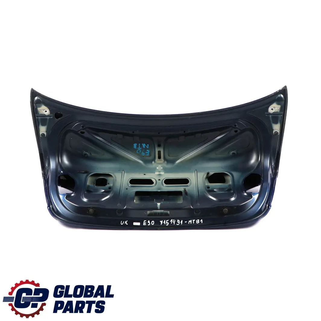 BMW 3 E90 1 Trunk Lid Tailgate Boot Lid Montegoblau Montego Blue Metallic - A51 - SKU 7151491-MTB1 - Part number 7151491