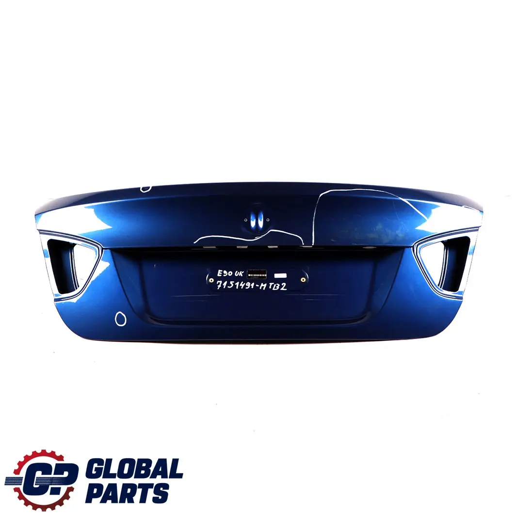 Trunk Lid Tailgate Boot Lid Montegoblau Montego Blue Metallic - A51 to BMW 3 E90 2 with Part number 7151491 BMW 3 E90 2 Trunk Lid Tailgate Boot Lid Montegoblau Montego Blue Metallic - A51 - SKU 7151491-MTB2 - Part number 7151491